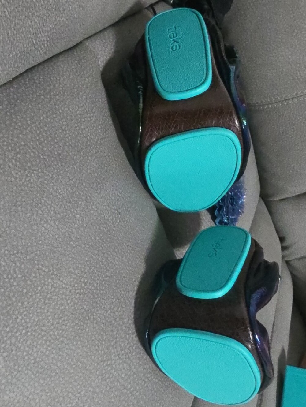 Tieks Arabian Nights Iridescent Black Ballet Flats new - Picture 5 of 5